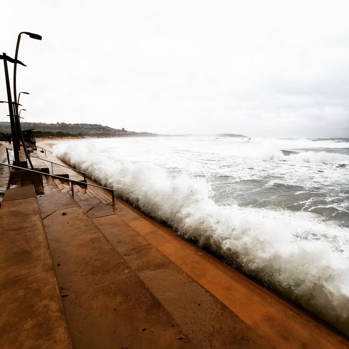 Dee Why Beach no longer has a beach! #eastcoastlow #sydneystorm