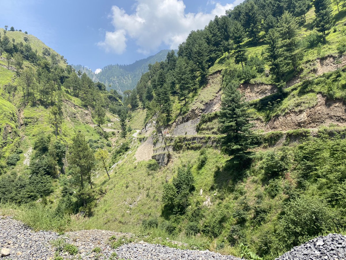 Took a trip to a mountain stream near the village of Namli Maira - that’s also the name of the local Union Council - was around 10 kms towards Abbottabad from Nathiagali - and lower and warmer - but the greenery was astounding