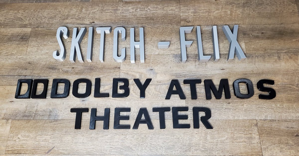JyGomer's tweet photo. Another awesome custom letter order for a media room. We can accomodate custom font requests(message in Etsy shop for details). Check em out! https://t.co/qCRL7mR1OY https://t.co/491mOWJmkS