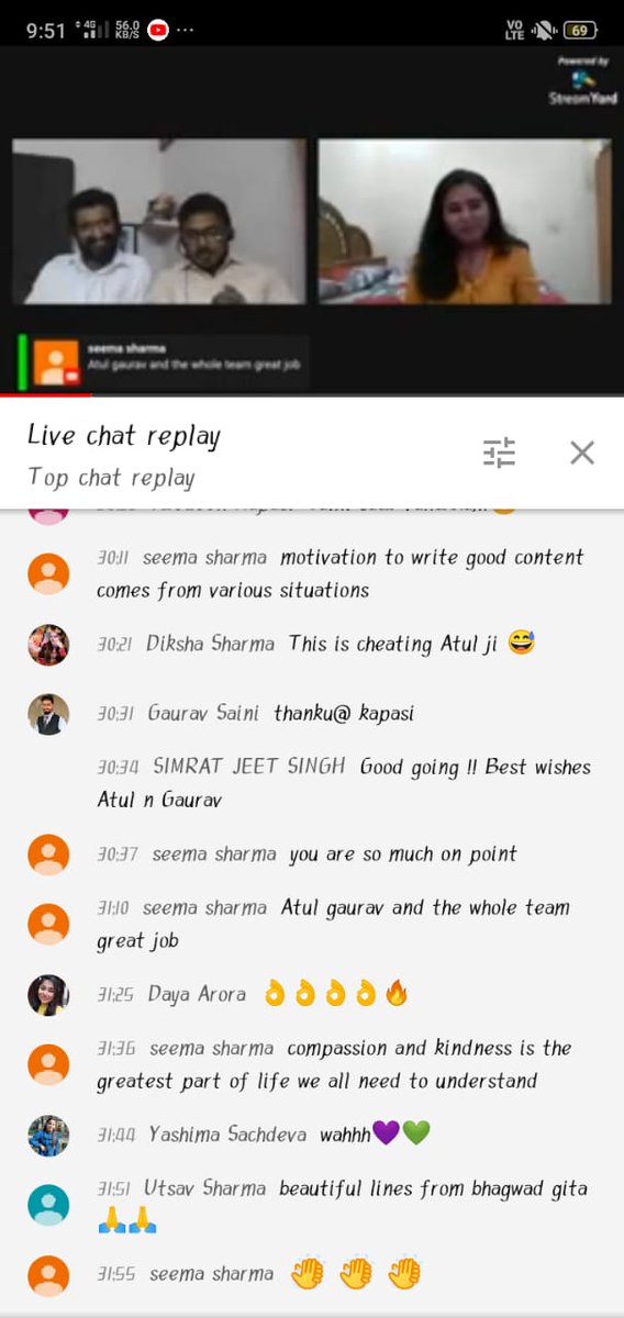 jazbaat_e's tweet photo. Thankyou so much Musannif for this wonderful opportunity 🙏🏻 "When Pen Meets Paper"
Thankyou family, friends and audience who joined and heard what we had in our mind and heart
#Musannif #3.5Hrs #600views #Jazbaatekalam #LiveSession #Support #Youtube #Writing #Poetry #zindagi https://t.co/zVvkAwvdhZ