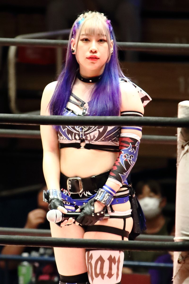 2020.7.23東京女子プロレス後楽園。乃蒼ヒカリ選手。髪色すごく好き