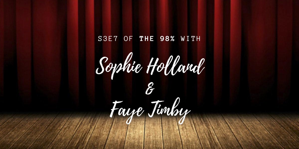 the98percentpod's tweet photo. The 98% is lucky to have @fayetimby and @SophHollandCast in their earholes in this new reinvigorating episode where we discuss all sorts of things about casting and the creative industry. Out now!! Wherever you get podcasts🎧 https://t.co/XGq3YWjMlO