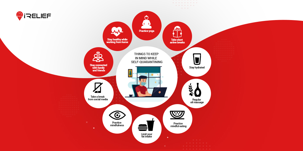 iReliefServices's tweet photo. Social distancing and working from home at this time of the pandemic is one of the best ways to keep yourself safe from the #COVIDvirus. Here are a few tips to #stayhealthy while you are saving lives by #selfquarantining, maintaining #socialdistancing and #workingfrom home. https://t.co/1Rbb9hdse1