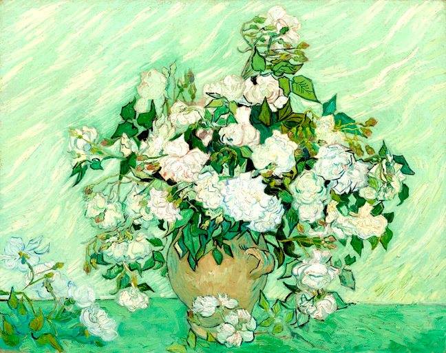 MAEGHTYoyo's tweet photo. Une journée "Roses".
Quelques fleurs pour mettre du soleil dans la journée dès le matin.
Vincent van Gogh, "Roses", 1890.
#vangogh #vincentvangogh #roses #flowers #art #artmoderne #artcollection #yoyomaeght #maeght #provence #hollanndais #peinture #vert #fleurs #bouquet #vese https://t.co/UhMUzUlLIt