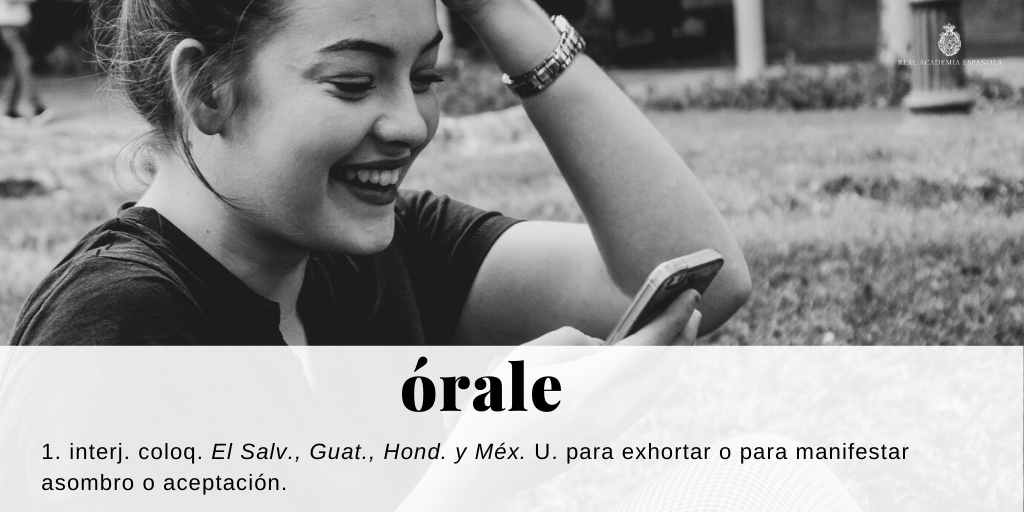 RAEinforma's tweet photo. #PalabraDelDía | órale

«Órale» (de «ahora» + «le») es una de esas curiosas interjecciones en las que se combina el pronombre «le» con un elemento no verbal. Otros casos son «híjole», «épale» o «újule» (https://t.co/dGZYN8j0qe).

¿Se les ocurren más casos? https://t.co/hufNXw1ltw