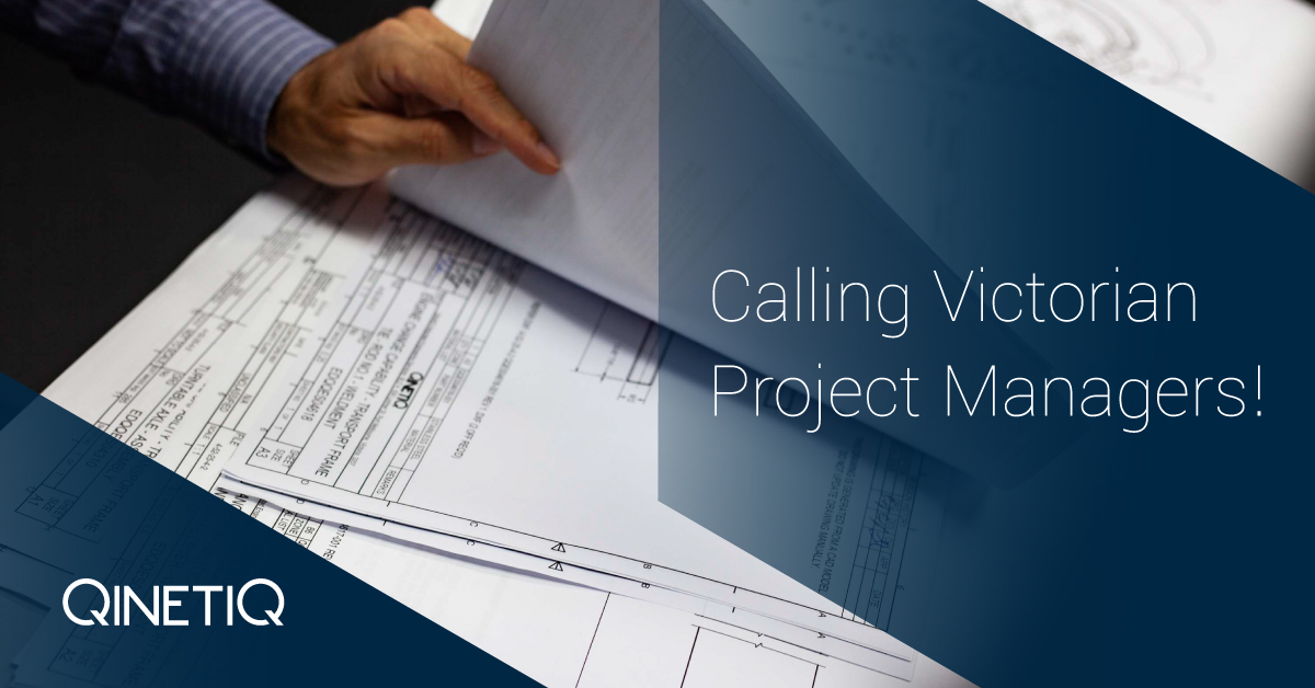 QinetiQAU's tweet photo. Calling out to Victorian specialist Project Managers! Visit https://t.co/7KuWjMCOOg and apply to join us. #WeAreQinetiQ https://t.co/4C6KQCkkV1