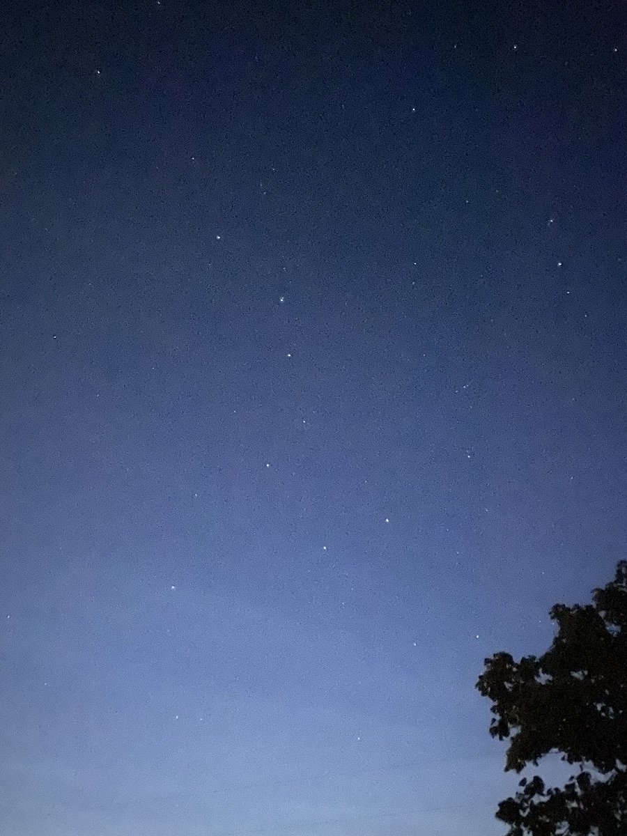 CacyScott's tweet photo. Night two of trying to see the comet, but the Big Dipper is as good as it gets. I am in awe of the beauty that the Lord has allowed me to see. https://t.co/hFzSG81ly4