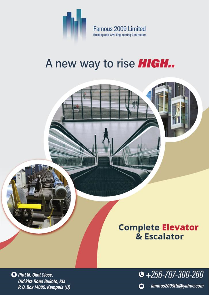 Famous2009Ltd's tweet photo. Elevators(lifts) are a standard part of any tall commercial/residential building. With the help of modern technologies, you can install a lift in a very confined space. Famous 2009 Ltd brings to you Elevators at an affordable cost without any hustles. Contact us on +256707300260 https://t.co/QZQSzdNfam