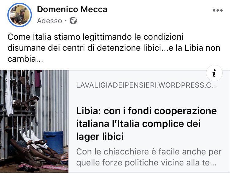 MeccaDmecca's tweet photo. #libia #Libia #lager #cooperazione #asgi #aics #discontinuita #ong #zawya #khoms #tajoura #wordpress #wordpresswebsite  https://t.co/koXWWW81yT https://t.co/nVCM5utefg