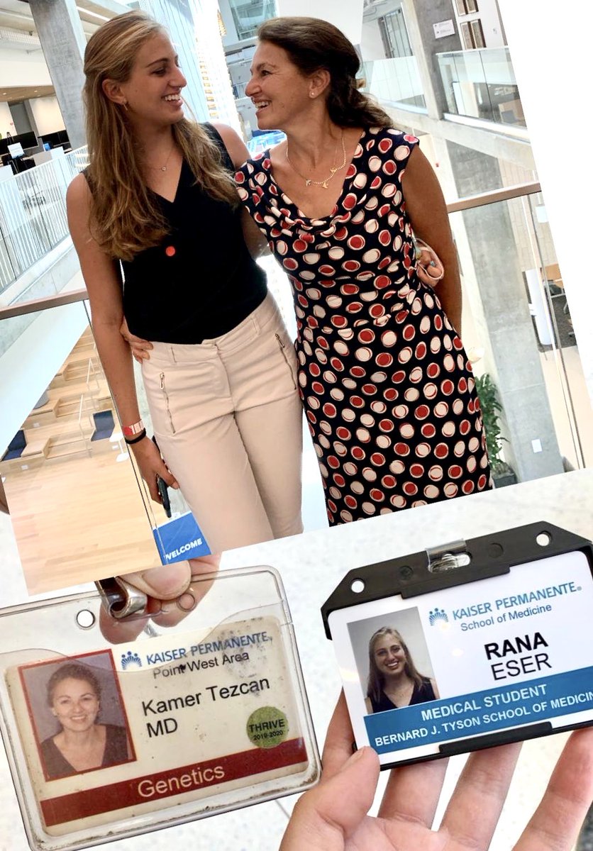 My mother has always been my biggest inspiration - in science, medicine, strength and compassion. Tomorrow is my first day of medical school and I am beyond excited to follow in her footsteps. We are both kaiser women now!! 😁 #kpsom2024