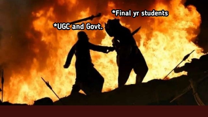 vikashg29757126's tweet photo. No exam final year student's
@DrRPNishank 
#StudentsInSCAgainstUGC 
#Promote_all_medical_field_students https://t.co/MOVwXvRrKi