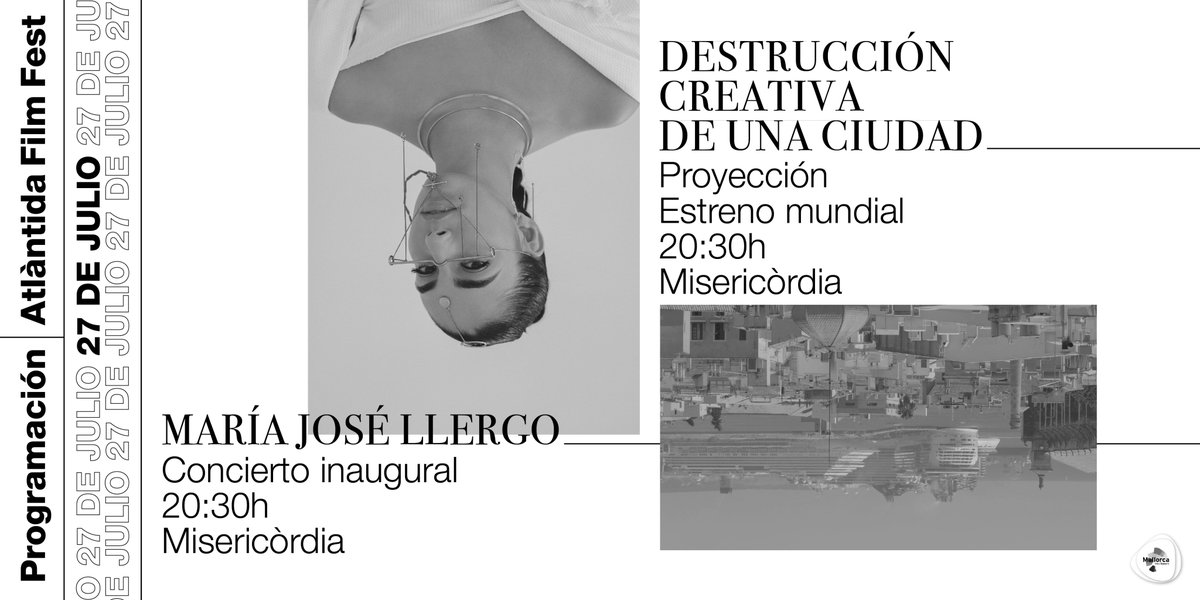 Filmin's tweet photo. Ha llegado el día: Hoy empieza la 10ª edición de Atlàntida Film Fest.
Y lo hace con una gala inaugural en la que podremos disfrutar de lo nuevo de @CarlesBover y el primer concierto en Mallorca de María José Llergo.
Y más de 100 títulos. #AFF2020
➡️ https://t.co/Atx5cDhB8O https://t.co/Ft36HRKWaW