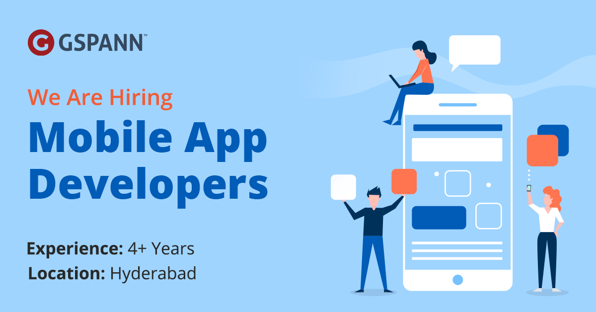 gspanntech's tweet photo. #GSPANN is #hiring experienced #MobileApp #Developers who can design and build #nativeapps for #iOS and #Android platforms. #ApplyNow
https://t.co/GgQFGcZQYf

#HyderabadJobs #HyderabadITJobs #MobileAppDeveloper #AndroidAppDeveloper #iOSAppDeveloper #HiringAppDeveloper #ITCareer https://t.co/OSn97nu0by