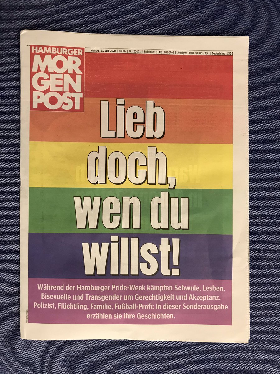 Lieb doch, wen du willst! 🏳️‍🌈 #hamburg #hamburgpride #pride2020 #pride #lgbtq #lgbt