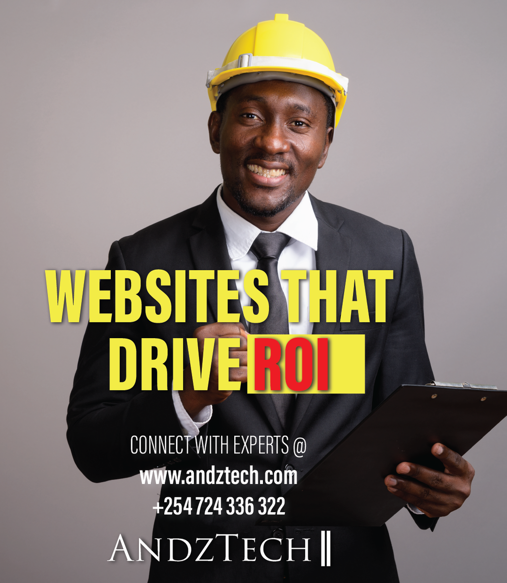 AndzTech's tweet photo. Websites that ROI
https://t.co/h2JrD844QS
0724336322

#1Man1Vote1Shilling #MondayMotivation #KameneAndJalas #mondaythoughts #MainaAndKingangi https://t.co/AyXMTBkNGr