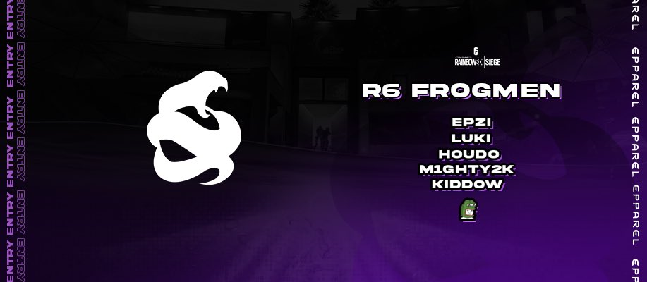 EntryEsports's tweet photo. Join us in welcoming our second R6S team! We have signed bright talents who will surely win a bunch of trophies along side us💜🖤

WELCOME TO!

@Epzi_R6
@Houdo_R6
@Xydo_R6
@KiddowR6
@LukiR6_

#WeAreEntry #Gaming #Esports https://t.co/kCJd3544uF