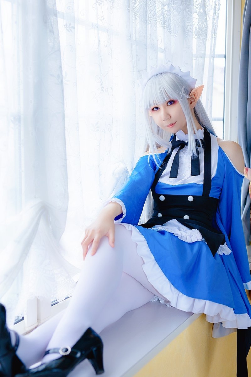 ちどり Cosplay エミリア ローソンコラボ Re ゼロから始める異世界生活 Photo れいんさん Dotrein Reゼロから始める異世界生活 リゼロ Rezero エミリア Emilia Cosplay コスプレ T Co Iaywcibqly