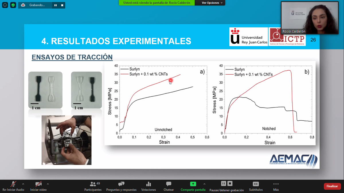 AEMAC_'s tweet photo. 📢Editado el último #WebinarsAEMAC.
Si te interesa saber más de la #impresión3D de #Surlyn de @DuPont_News con MWCNT’s ya puedes ver el video con Rocío Calderón de @urjc.
https://t.co/0LGbhZ6APm https://t.co/XeKRMCSf1b