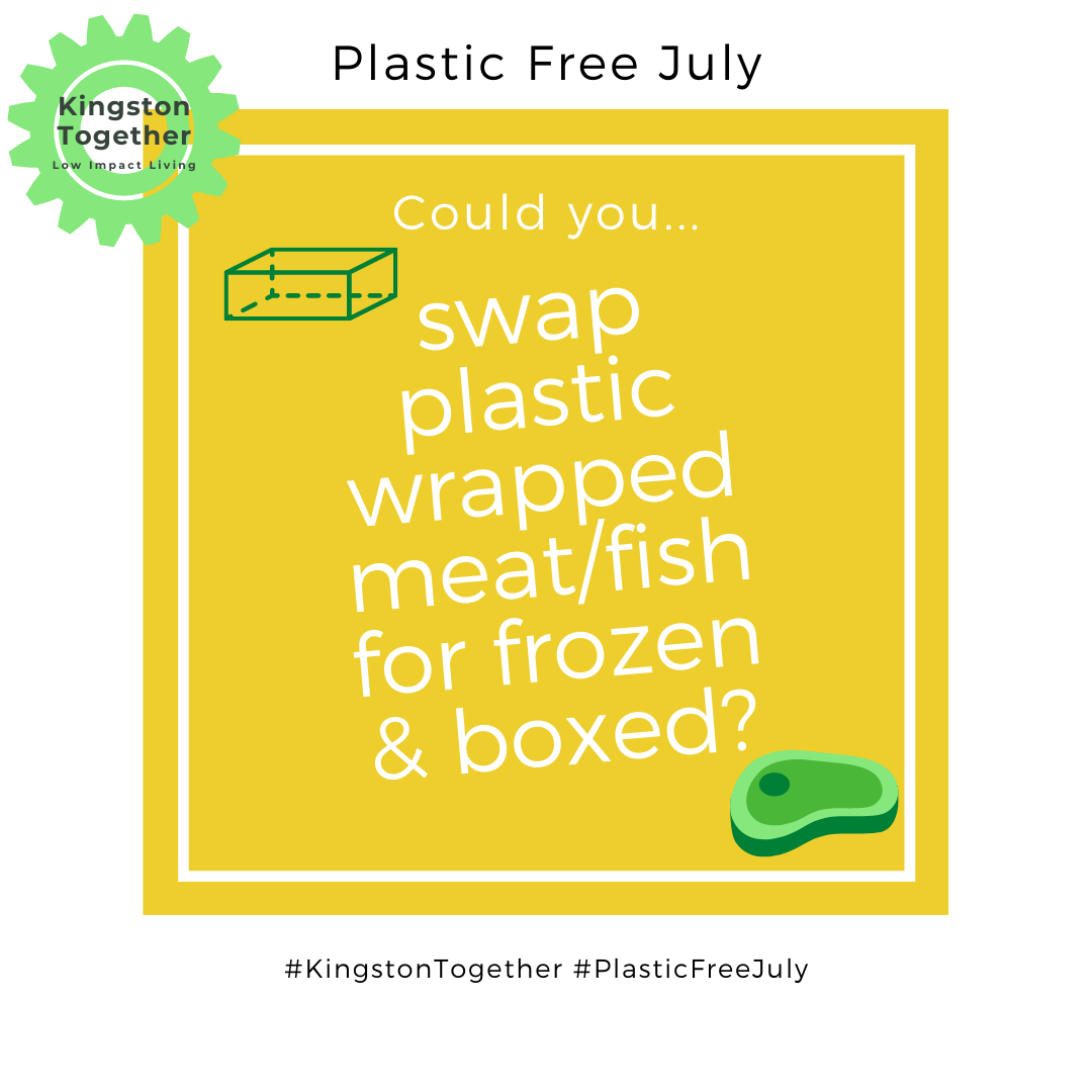 KT2gether's tweet photo. 🥩🐟 Customers cannot bring their own containers to the meat and fish counter in many places right now...but have you noticed the number of frozen foods available in cardboard packaging? Next time you are out shopping take a look and let us know what you find.
@PlasticFreeJuly https://t.co/HhHdC7gC0q