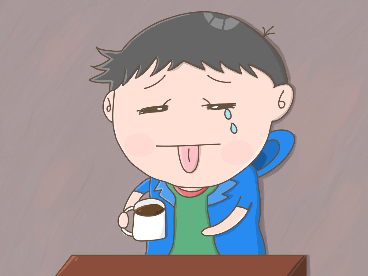 Aki イラストレーター 初めてコーヒーを飲む男の子 ちなみに私は未だにブラックが飲めません 笑 イラストレーター イラスト 毎日イラスト 芸術同盟 子供 アート 男の子 コーヒー 初めて ブラック 苦い イラスト好きな人と繋がりたい かわいい