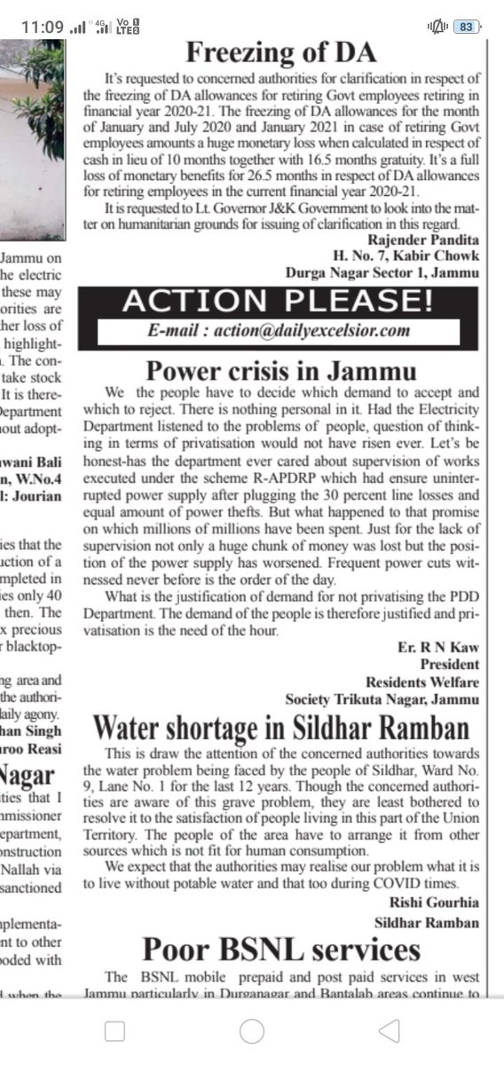 RGourhia's tweet photo. @narendramodi We the residents of upper sildhar (Ramban) alleged that PHE department ignored their #plights regarding shortage of drinking the administration and PHE department have failed in providing drinking water for the last 12 years and more than 200 people are suffering https://t.co/3BWKw6iRRq