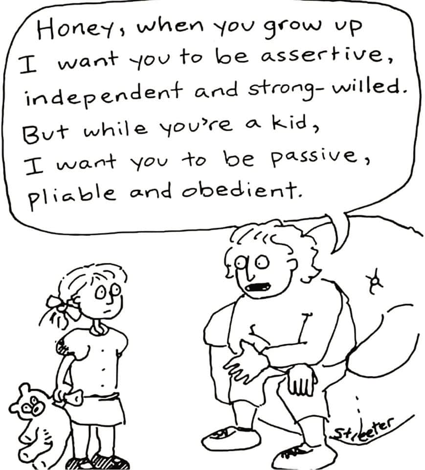 paulinescott222's tweet photo. Good morning everyone. 

Saw this on @janetlansbury FB page. Loved it. We can so often, consciously or sub-consciously, stifle our children's attributes and skills because we want them to conform to the adult's/system's expectations/needs. https://t.co/DwLM06us3R
