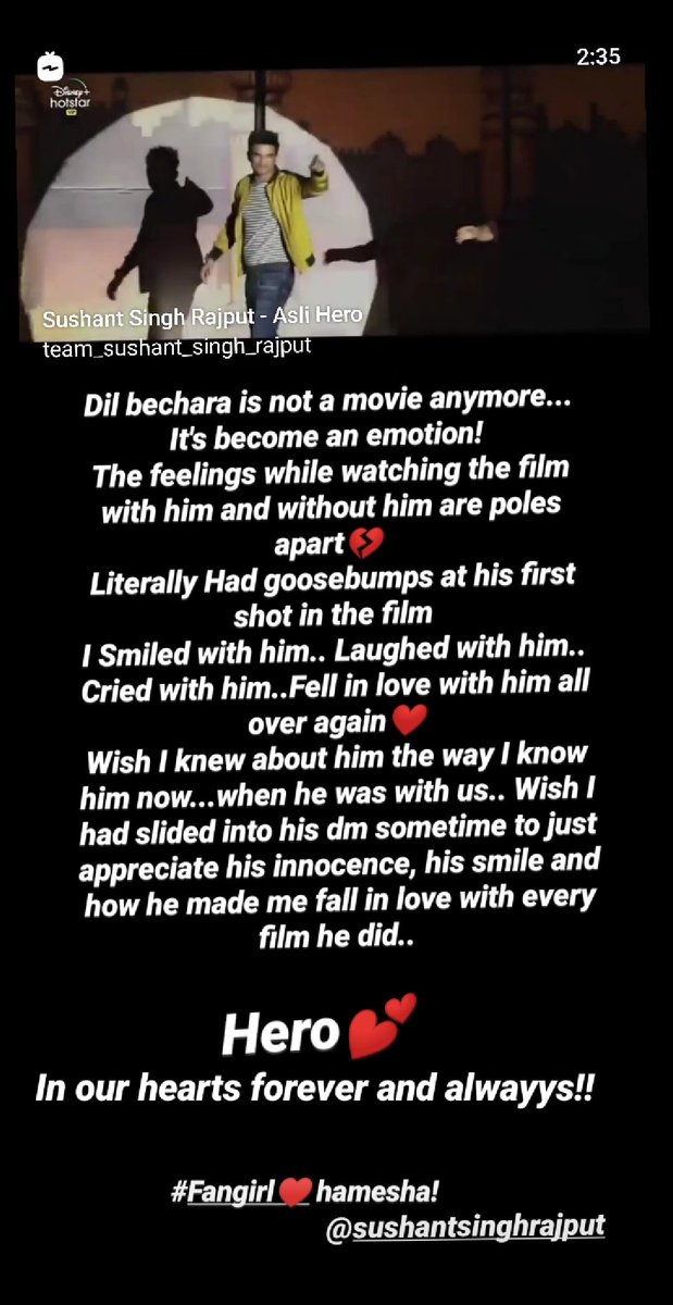 SyalMuskan's tweet photo. @itsSSR @CastingChhabra @sanjanasanghi96 ❤❤ https://t.co/Qzh8RqsWiY