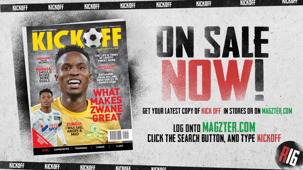 KickOffMagazine's tweet photo. 📖 NEW ISSUE ON SALE NOW!

🎙 Interviews:
🇿🇦 Bongani Zungu
🇫🇷 Phillipe Troussier
☠️ Tshegofatso Mabasa

✍🏾 Features:
👆 Themba Zwane 
✌️ Willard Katsande
🔴Jeremy Jansen

Get the August issue of #KickOffMagazine in selected stores or via magzter 👉 https://t.co/F6UZQO8YIh now!🤩 https://t.co/uAyiHfQ407