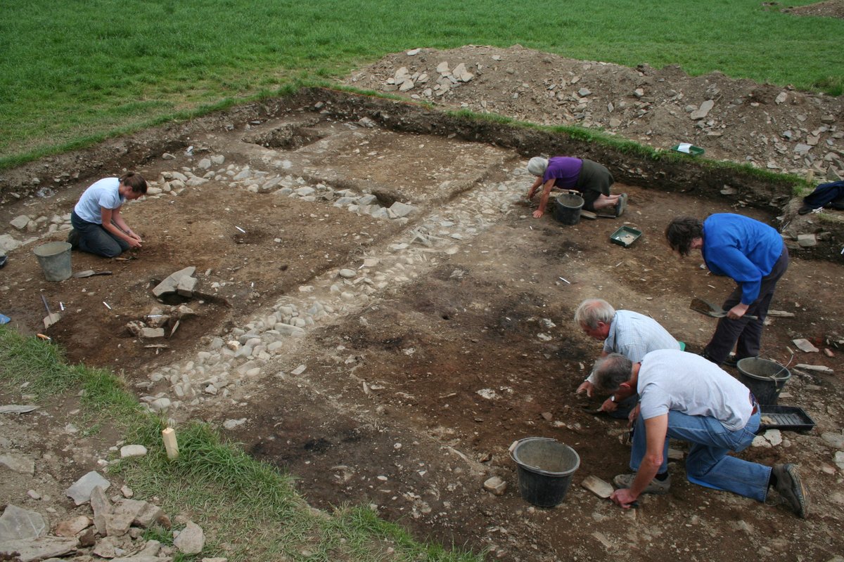 1/10 Discovery! Abermagwr Roman villa, Ceredigion. Ten years ago this month, initial excavations directed by Dr Jeffrey Davies and Dr Toby Driver confirmed the existence of Ceredigion’s first (and still only) recorded Roman villa, and the most remote villa in Wales.