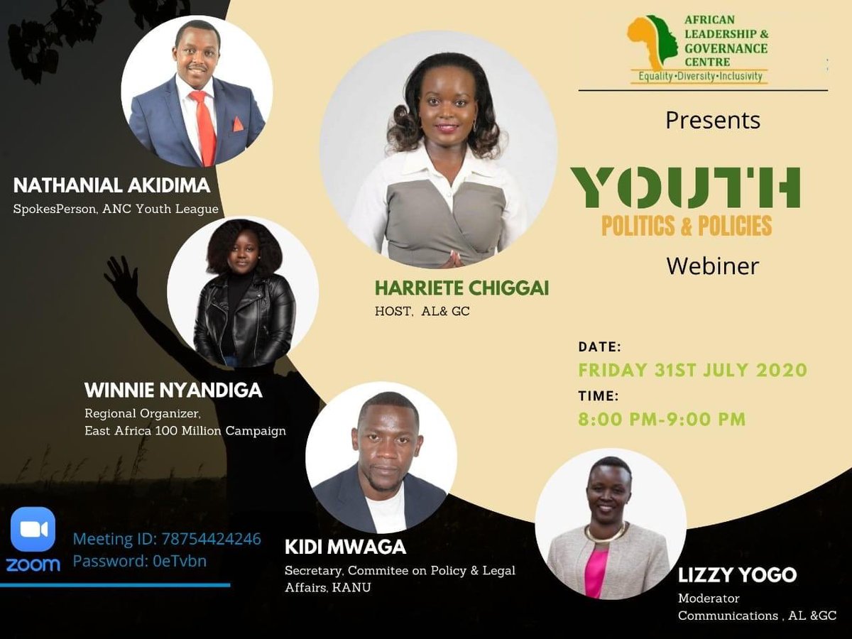 Opportunity for the youth to engage in matters public policy and politics .@YouthMentor_Ke @youthagenda254 @YouthFund_Ke @PAWAfrica @IYC @MoICTKenya @UN4Youth