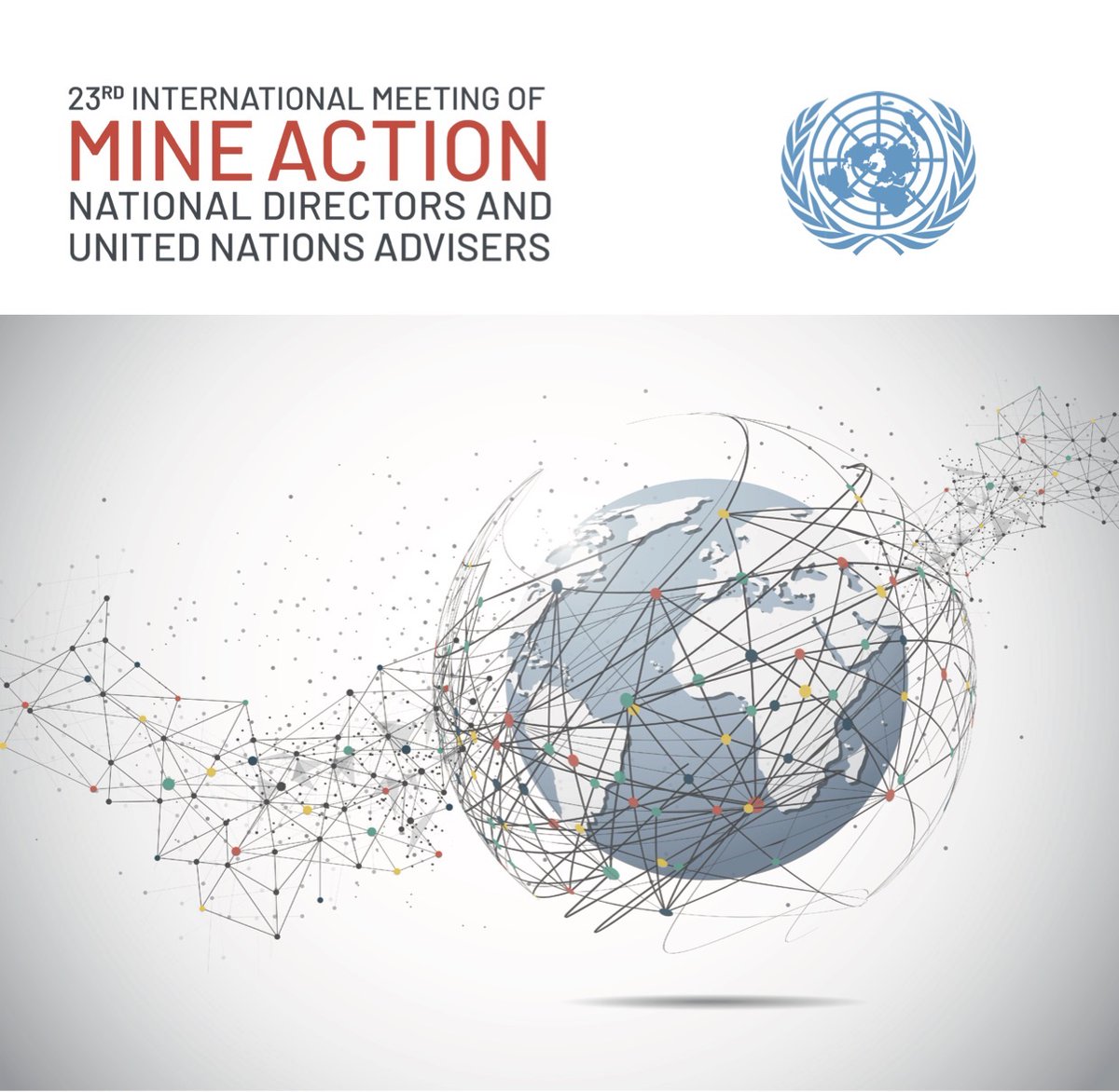 UNMAS's tweet photo. UNMAS addressed emerging issues in mine action from environmental concerns to use of technology at annual mine action meeting in Geneva #NDMUN23. 

🌎Global cooperation helps us better protect those at risk. 

➡️Learn More: https://t.co/uekws4w0wz https://t.co/Ljr69Q5bT1