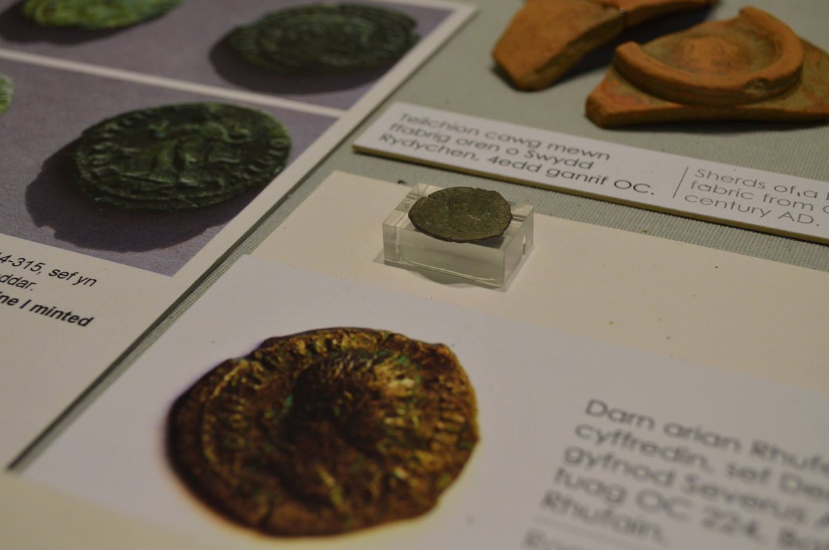 10/10 All the finds from the villa have been deposited in Amgueddfa Ceredigion Museum, Aberystwyth, with the best finds on display.  http://www.ceredigionmuseum.wales/ The full archive resides with the National Monuments Record of Wales, Aberystwyth.  @RC_Archive  http://www.coflein.gov.uk/en/site/405315/details/abermagwr-roman-villaabermagwr-romano-british-villa