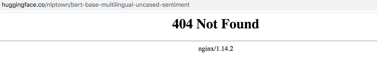 Hey <a href="/huggingface/">Hugging Face</a>, it looks like the model card for our finetuned sentiment model is down. It worked perfectly a few weeks ago, including the inference widget. Anything we can do to fix this? <a href="/ClementDelangue/">clem 🤗</a> <a href="/Thom_Wolf/">Thomas Wolf</a>
