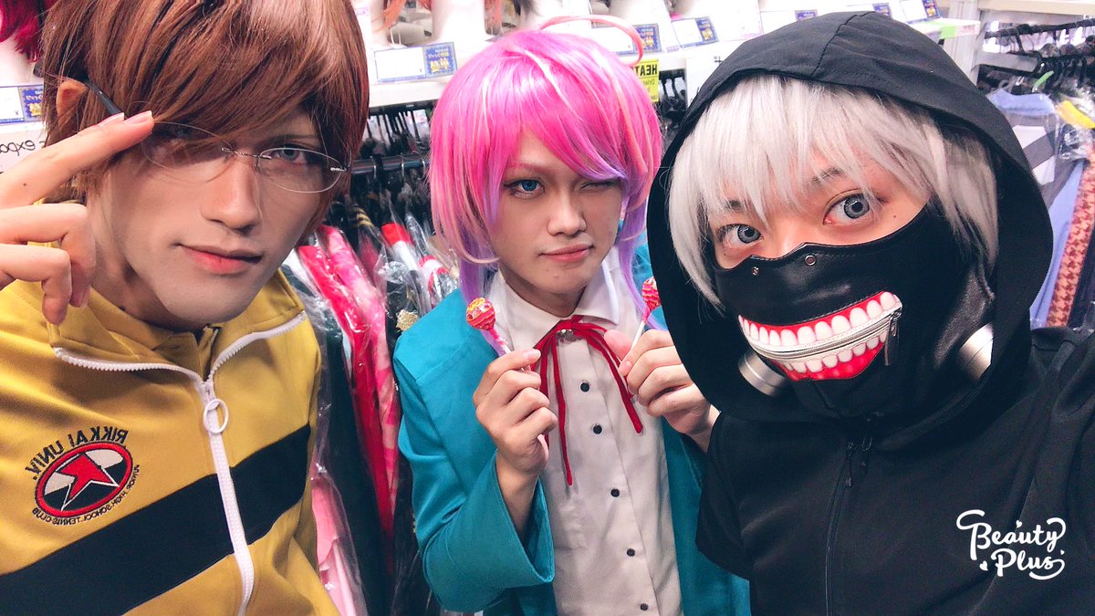 cosplaystaff312's tweet photo. #本日のコスプレスタッフ

本日は、サバトさん、メルさん、ソラの3人です😊😊

月曜日はMENS IIIになったよー！！
楽しくやってるので、遊びにきてねー！ https://t.co/q2PwugAYxc