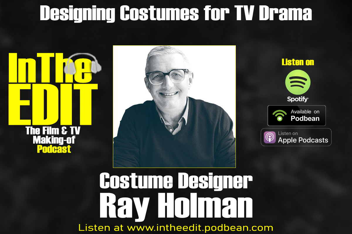 InTheEditPcast's tweet photo. Episode 16 featuring Costume Designer @HolmanRay is now LIVE!
Listen on these platforms:
https://t.co/ssiF6aliIF
or
https://t.co/8aCZMV2kC1
& iTunes, Google Podcasts, or wherever you get your podcasts.
#Cardiff #Film & #TV #MakingOf #Podcast
#RayHolman #DoctorWho #Broadchurch https://t.co/VcWMna5fPT