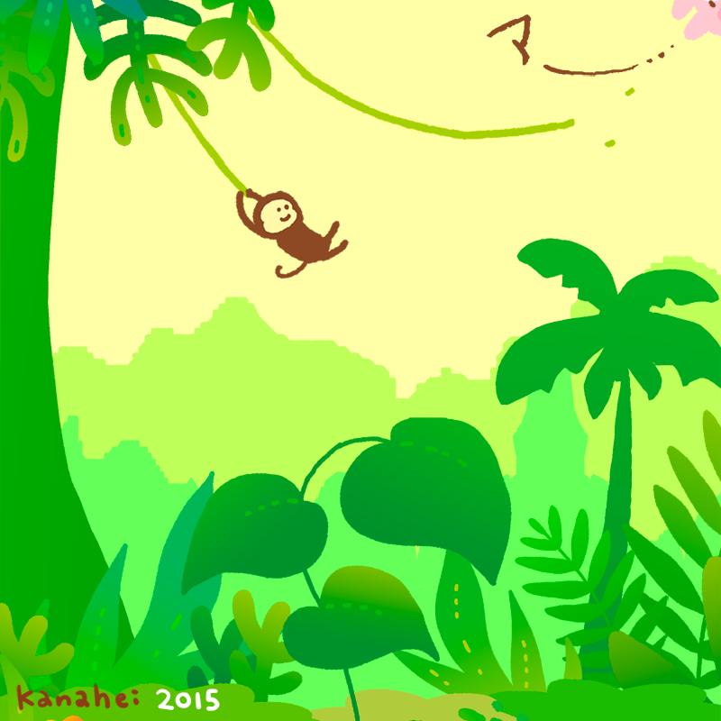 no humans plant tree monkey outdoors nature dated  illustration images