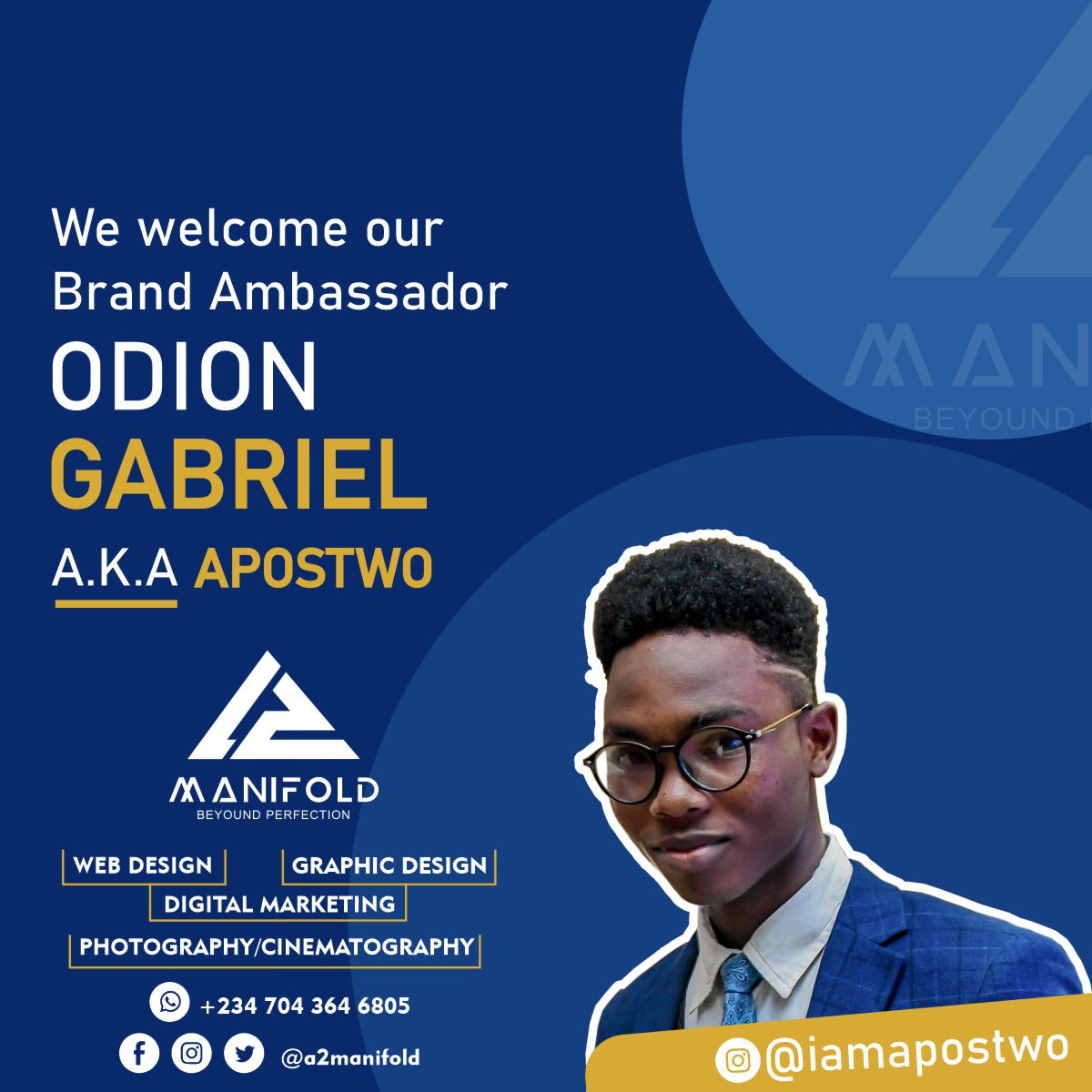 A2Manifold's tweet photo. Official Brand Ambassador 💯❤️ @Apostwo https://t.co/N5uwWeTrZL