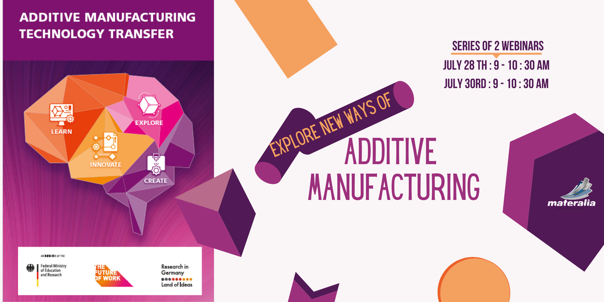 pole_materalia's tweet photo. [⏳ IAPT Webinar's] #MatWebinar 

Would you like to learn more about the advantages and disadvantages of additive manufacturing? 
Join IAPT &amp; Materalia's webinars  and discover the solutions proposed by the AMTT program

Registration ➡️ https://t.co/WEkOtJE8up

#AM #fabadd https://t.co/TKnLxVKEbg