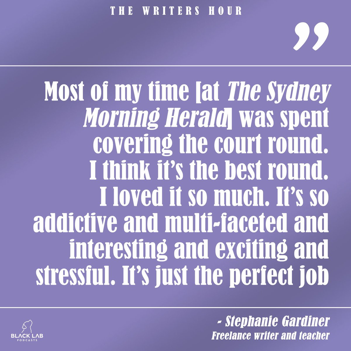 🎧👀🚨

Hear from writer and lecturer Steph Gardiner in our latest episode, which explores the art of longform, the court round and much more: shows.acast.com/the-writers-ho…