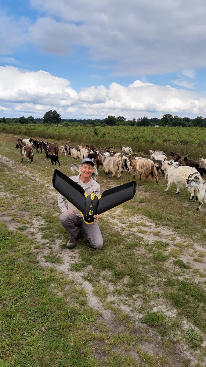 HiViewNL's tweet photo. Finishing the field campaign for @Natuurmonument in #Drenthe. Goal is to monitor upgrowth of young trees in the #heather fields. Flying 900km, resulting in thousands of images that will now be processed to generate vegetation elevation models. https://t.co/9RreBkMvjV