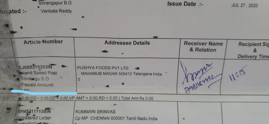 India Post tweet media