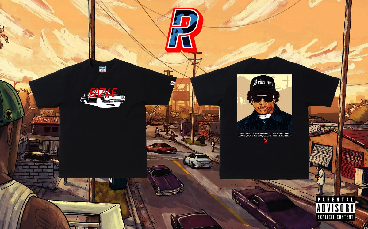 RevenantCloPH's tweet photo. Revenant EAZY-E "Ruthless Eric Lynn Wright" Tee
Inspired by Eric Lynn Wright

Now open for pre-orders till 08/01/20 only!
In Black colorway only!
Available sizes: XS-XL
Shirt price: ₱850
Reservation fee: ₱350
"Limited stocks only" Reserve yours now!

Revenant 5 Panel Cap
₱350 https://t.co/Y8dky2DhR6