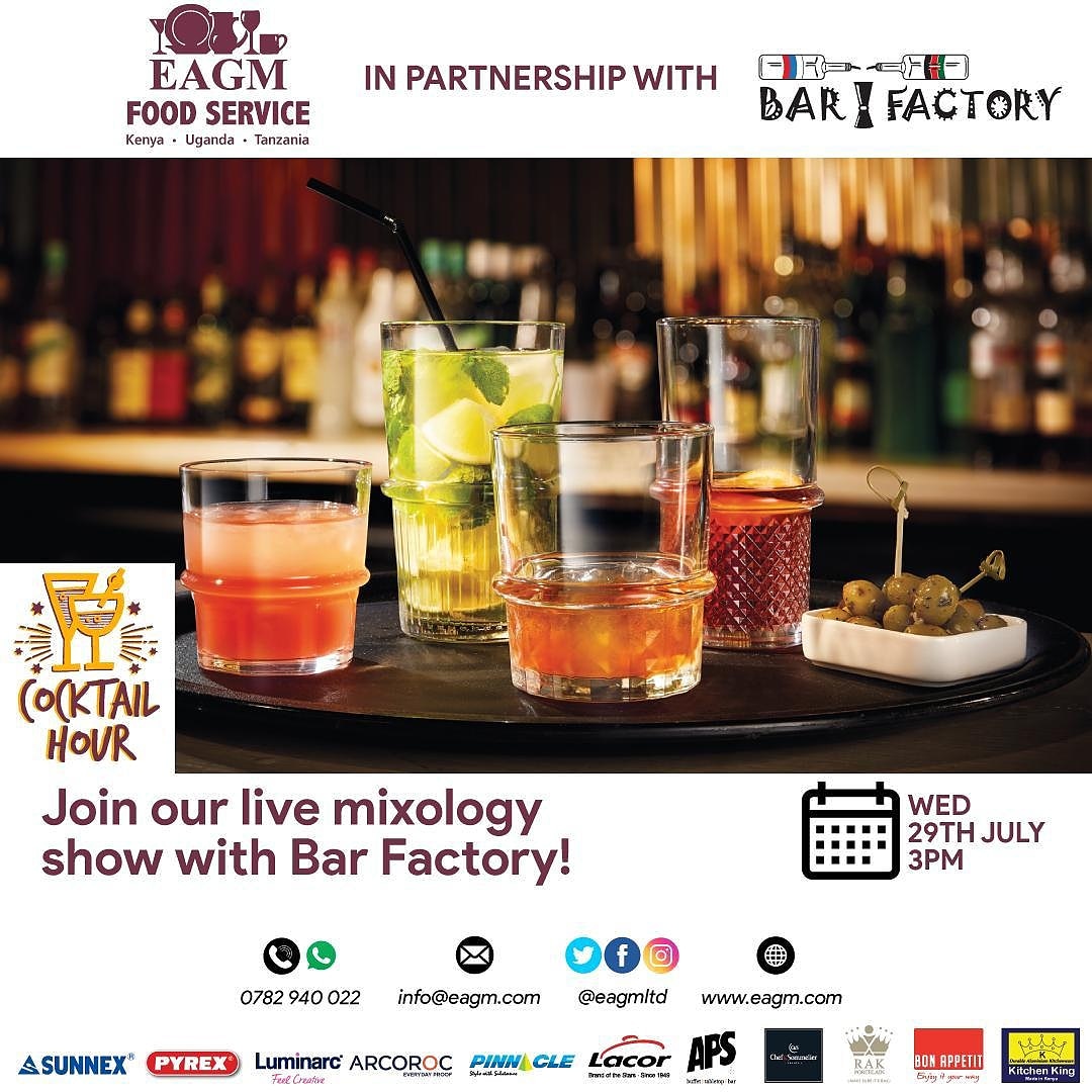 eagmltd's tweet photo. How about something fun to do this week?

Have you registered ?Join us for this mixology session!

Also, the YNWA offer is on until 31st July . Don't miss out on it .

#mixology #YNWA
#hotelsinkenya
#Hotelske #Offers #deals #tourismkenya #tourism #Hospitality #Hospitalitybusiness https://t.co/WPb0vyIoU1