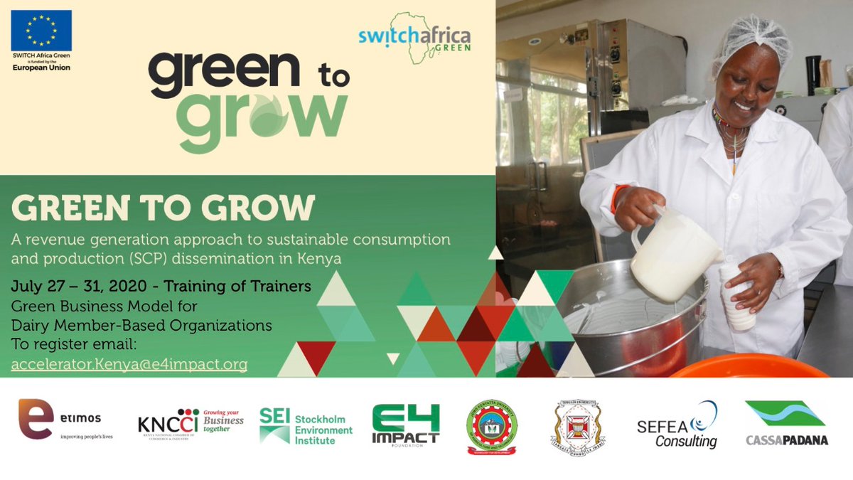 E4ICenterKenya's tweet photo. #MondayMotivation - We invest in our entrepreneurs in training them to do business better! Hosting the Dairy Member Based Organizations to train them on how to build green business models for the @SwitchGrow program @TangazaCollege @DiscoverJKUAT  #Entrepreneurs4Impact https://t.co/PENIDWGjjD