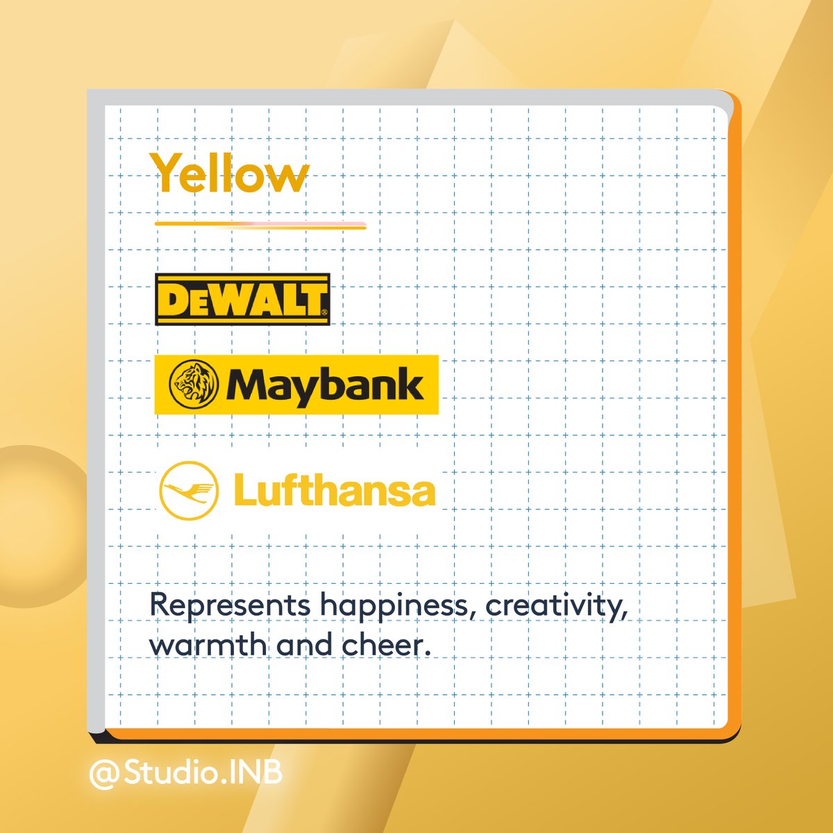 design_inb's tweet photo. Do you know the colour of your logo evoke emotion and feeling in different ways? Here are some examples!
#INBDesign #GraphicDesign #DesignStudio #Creative #CreativeAgency #DesignInspiration  #ArtIdea #Brands #LogoDesign #Creativity #Graphics #ColorTheory #ColorPsychology #Logo https://t.co/lwVNACSvWf