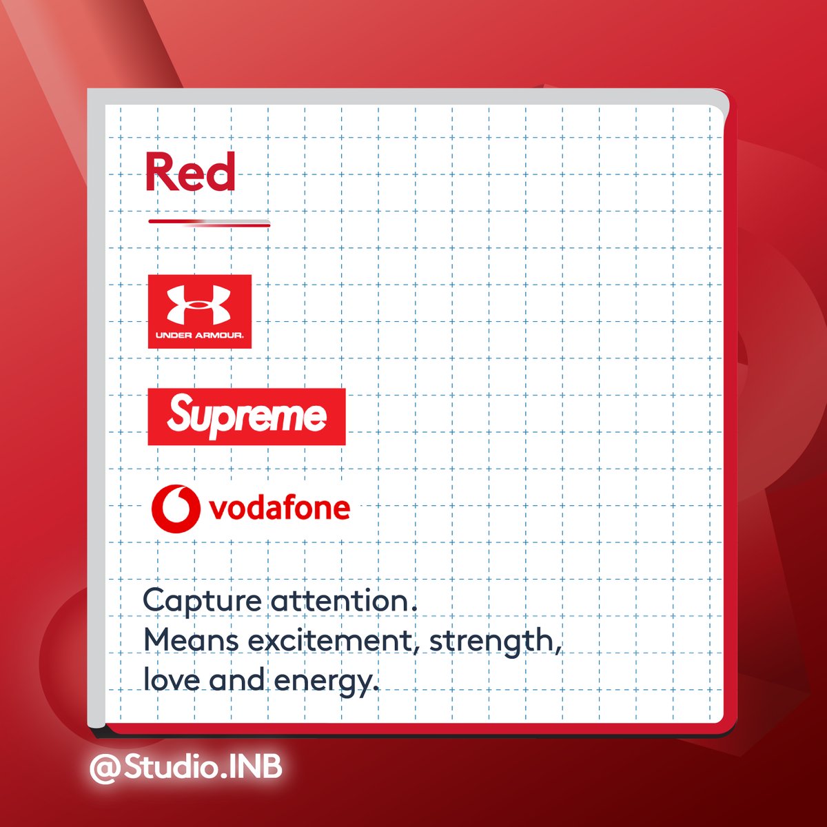 design_inb's tweet photo. Do you know the colour of your logo evoke emotion and feeling in different ways? Here are some examples!
#INBDesign #GraphicDesign #DesignStudio #Creative #CreativeAgency #DesignInspiration  #ArtIdea #Brands #LogoDesign #Creativity #Graphics #ColorTheory #ColorPsychology #Logo https://t.co/lwVNACSvWf