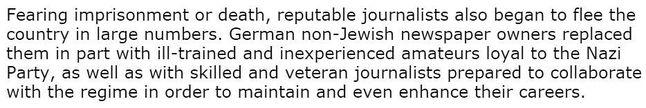 The Nazis also used state power to bludgeon the media and control businesses to ‘Aryanize’ them; Islamofascists like Imran Khan use the same tools to Islamise and perpetuate their control. The nazis used the propaganda ministry, Imran Khan uses PEMRA to muzzle the media. 4/n
