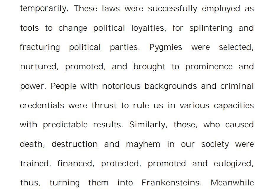 A recent Supreme Court of Pakistan judgment completely exposes the so called anti-corruption drive of Imran Khan. Two small snippets of the courts observations are a scathing indictment of the ‘selected’ regime and its anti corruption campaign. 9/n