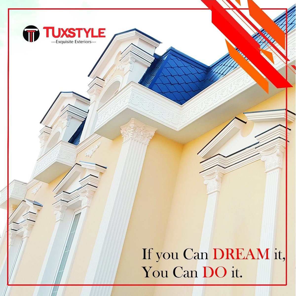 Tux_style's tweet image. If you can Dream it,You can definitely Do it.

#tuxtouch #pilasters #tuxtrims #tuxclad #MondayMotivation #home #architecturedesign#itsonlyintuxstyle