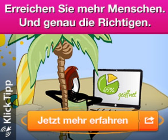 Erreichen Sie mehr Menschen. Und genau die Richtigen. bit.ly/3ehuzfL
.
#Automatisierung #mehrZeit #kmu